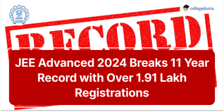 JEE Advanced 2024 Breaks 11 Year Record with Over 1.91 Lakh Registrations